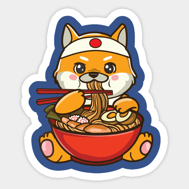 cute dog eating food 2 Sticker by vundap